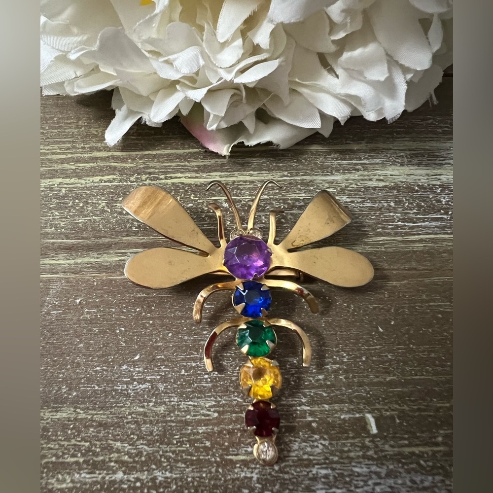 Rare Coro Dragonfly Brooch